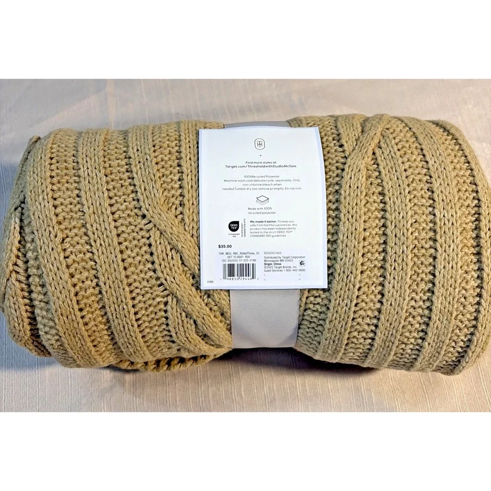 Threshold™ Throw Blanket Designed with Studio McGee – Textured Knit Throw